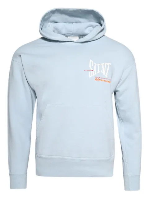 SAINT MXXXXXX logo-print hoodie