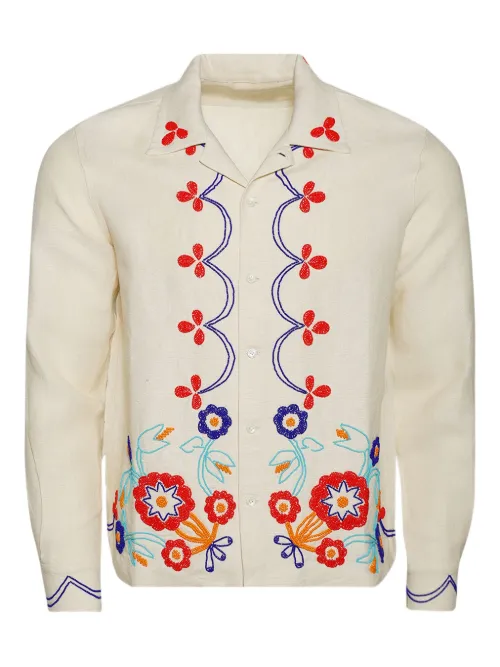 BODE chemise Garden Party - Blanc - BODE - Modalova