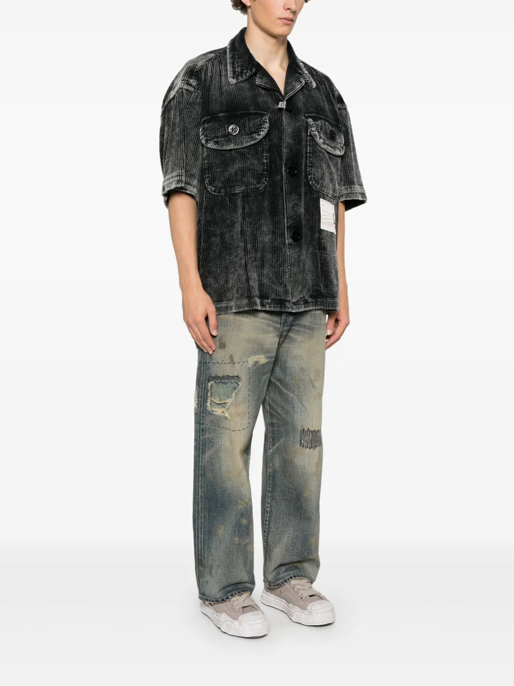 Maison MIHARA YASUHIRO AMATEUR SEWN S S SHIRTS