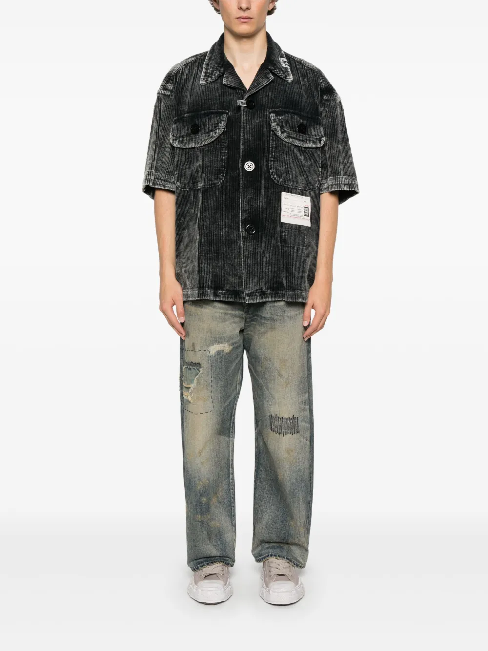 Maison MIHARA YASUHIRO AMATEUR SEWN S S SHIRTS