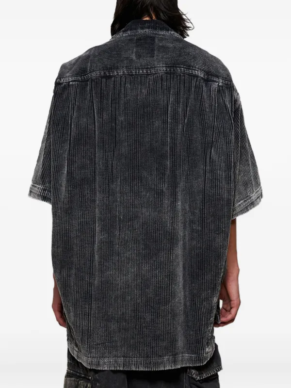 Maison Mihara Yasuhiro ブラック コーデュロイシャツ Maison MIHARA YASUHIRO コーデュロイ シャツ | ブラック | FARFETCH JP