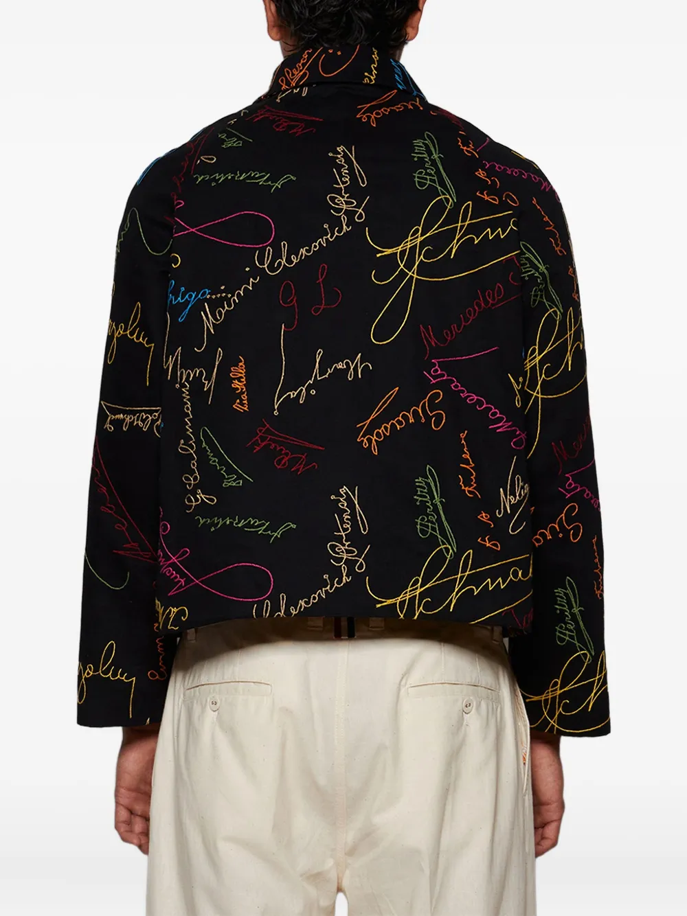 BODE Jack met print Zwart