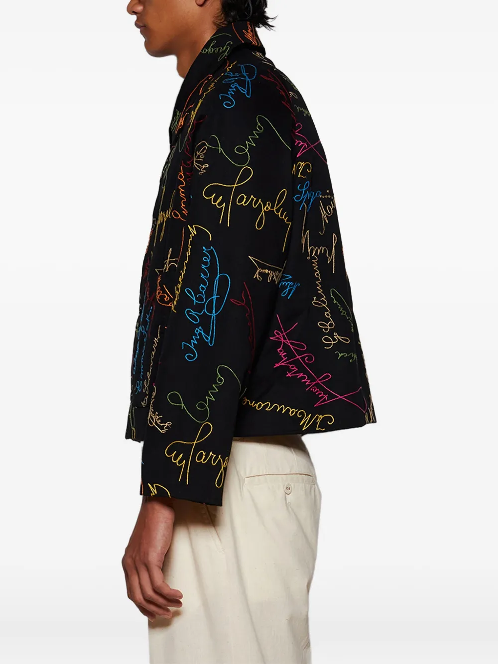BODE Jack met print Zwart
