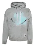Maison MIHARA YASUHIRO smile-graphic hoodie - Grey