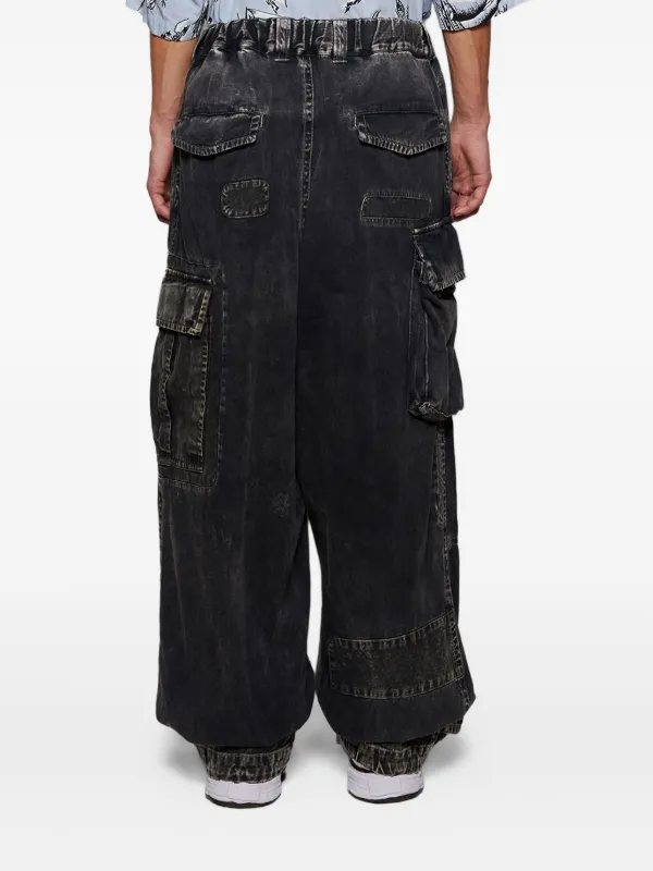 Maison MIHARA YASUHIRO Repair カーゴパンツ | ブラック | FARFETCH JP