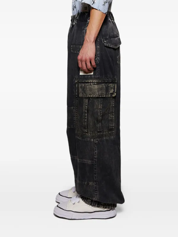 Maison MIHARA YASUHIRO Repair カーゴパンツ | ブラック | FARFETCH JP