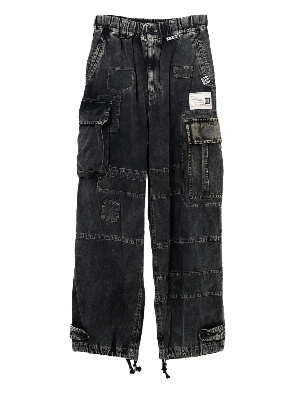 Maison MIHARA YASUHIRO Repair cargo trousers Zwart