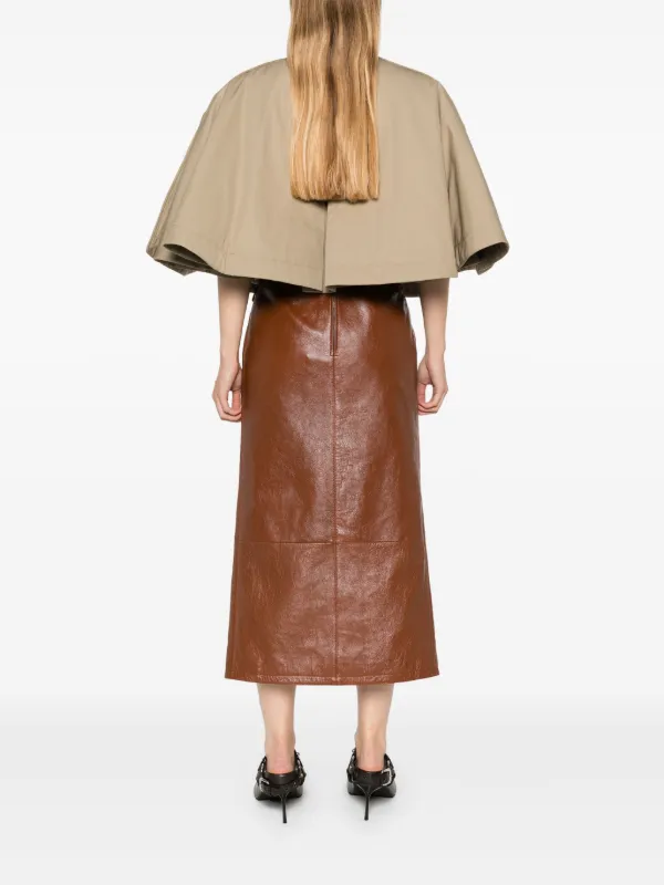 Chloé クロップド ケープ | ニュートラル | FARFETCH JP Chloé クロップド ケープ | ニュートラル | FARFETCH JP