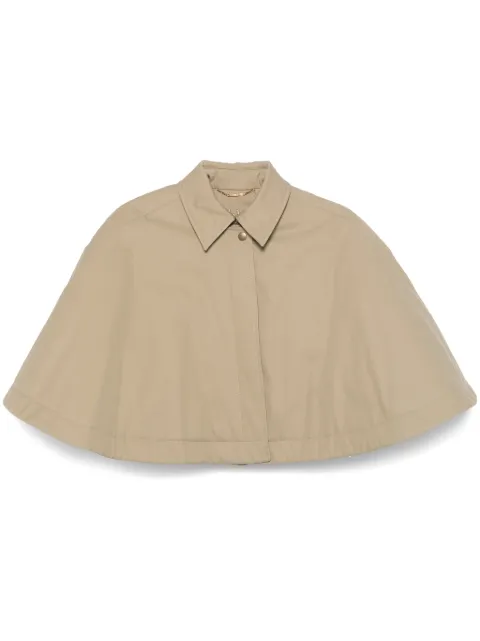 Chloé cropped gabardine cape