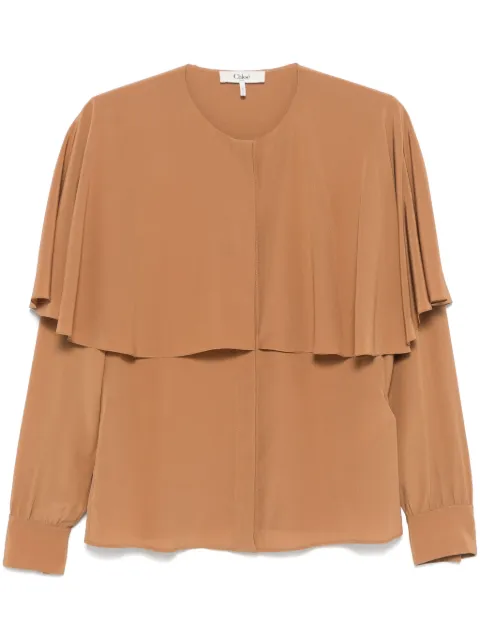Chloé camisa a capas