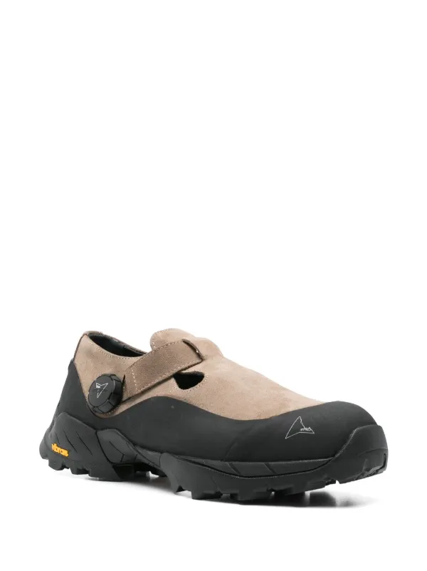 Roa Pala Men\'s Brown Leather Strap Slip-On Shoes with Vibram Sole Pala Taupe – ROA main image 2