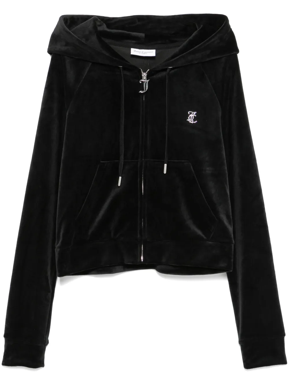 Juicy Couture Agasalho de plush com capuz | Preto | Image 1