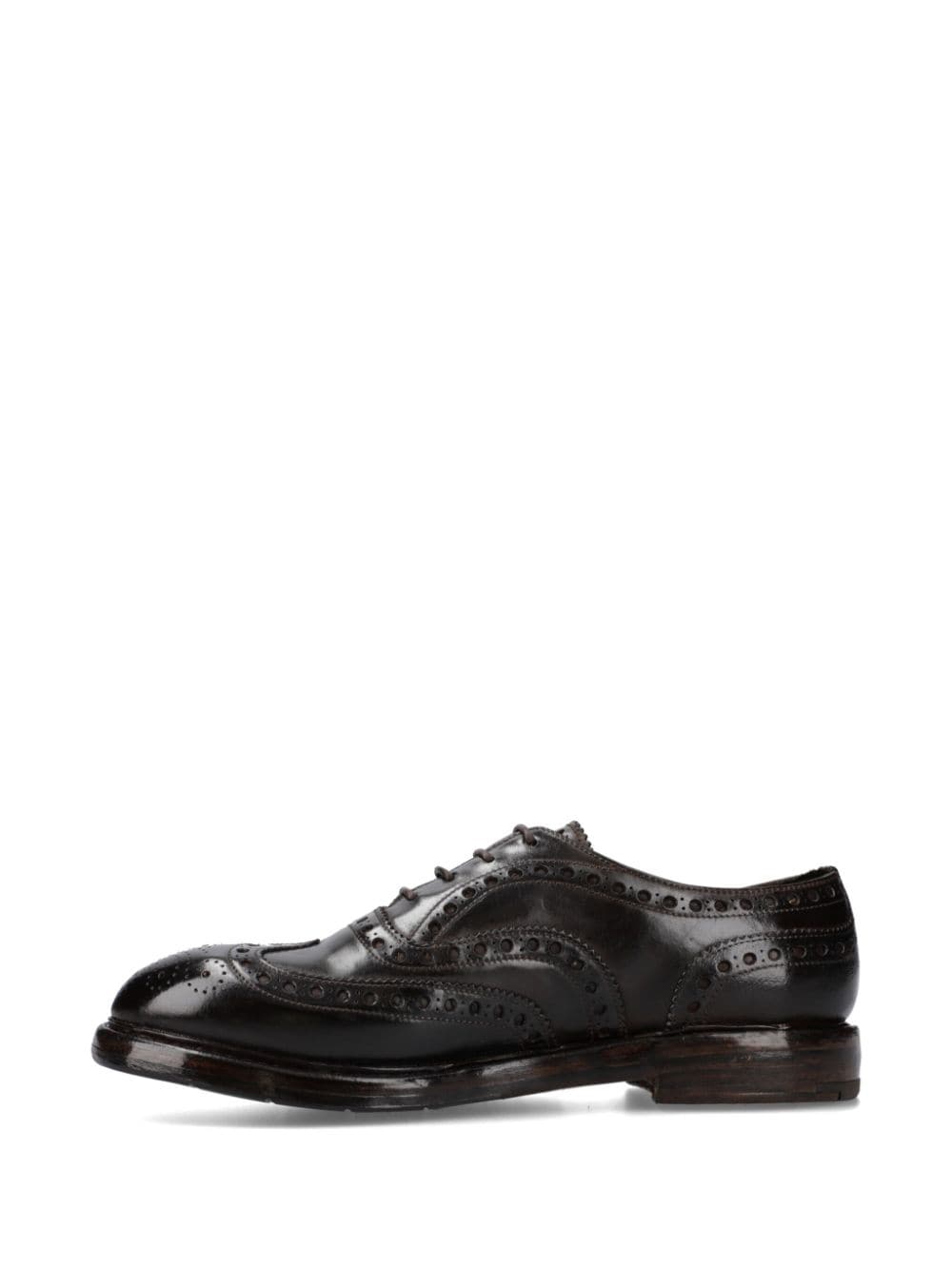 Shop Premiata Leather Oxford Shoes In Brown