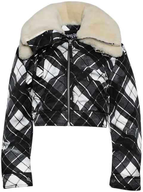 Jean Paul Gaultier chamarra con cuello texturizado