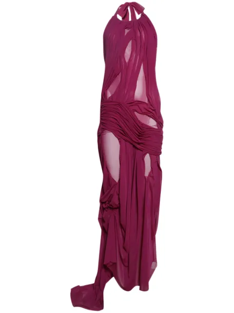 Di Petsa draped halterneck dress 