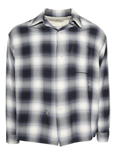SAINT MXXXXXX camisa con estampado de cuadros