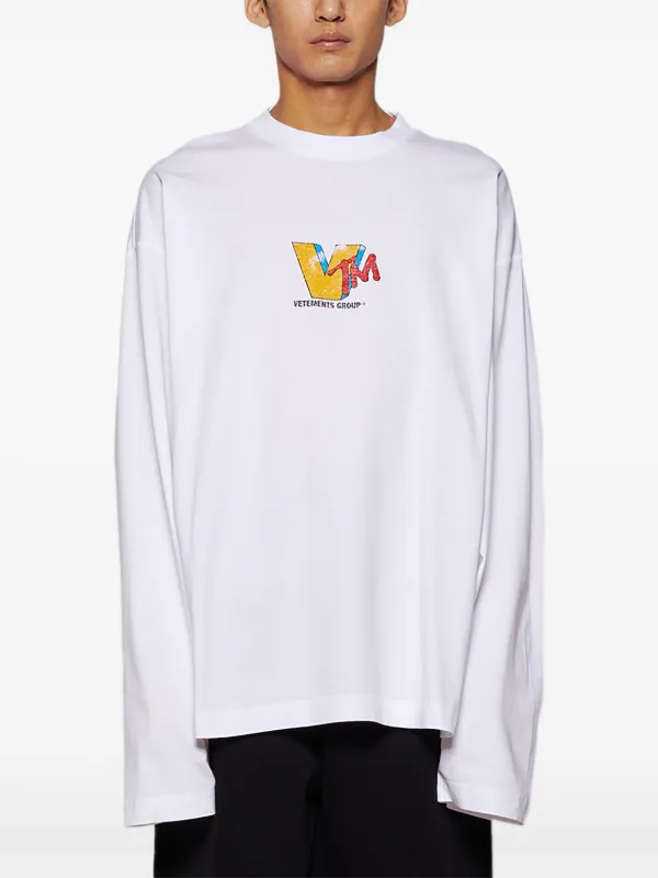 Vetements Logo & Patch T-shirt - White | Garmentory