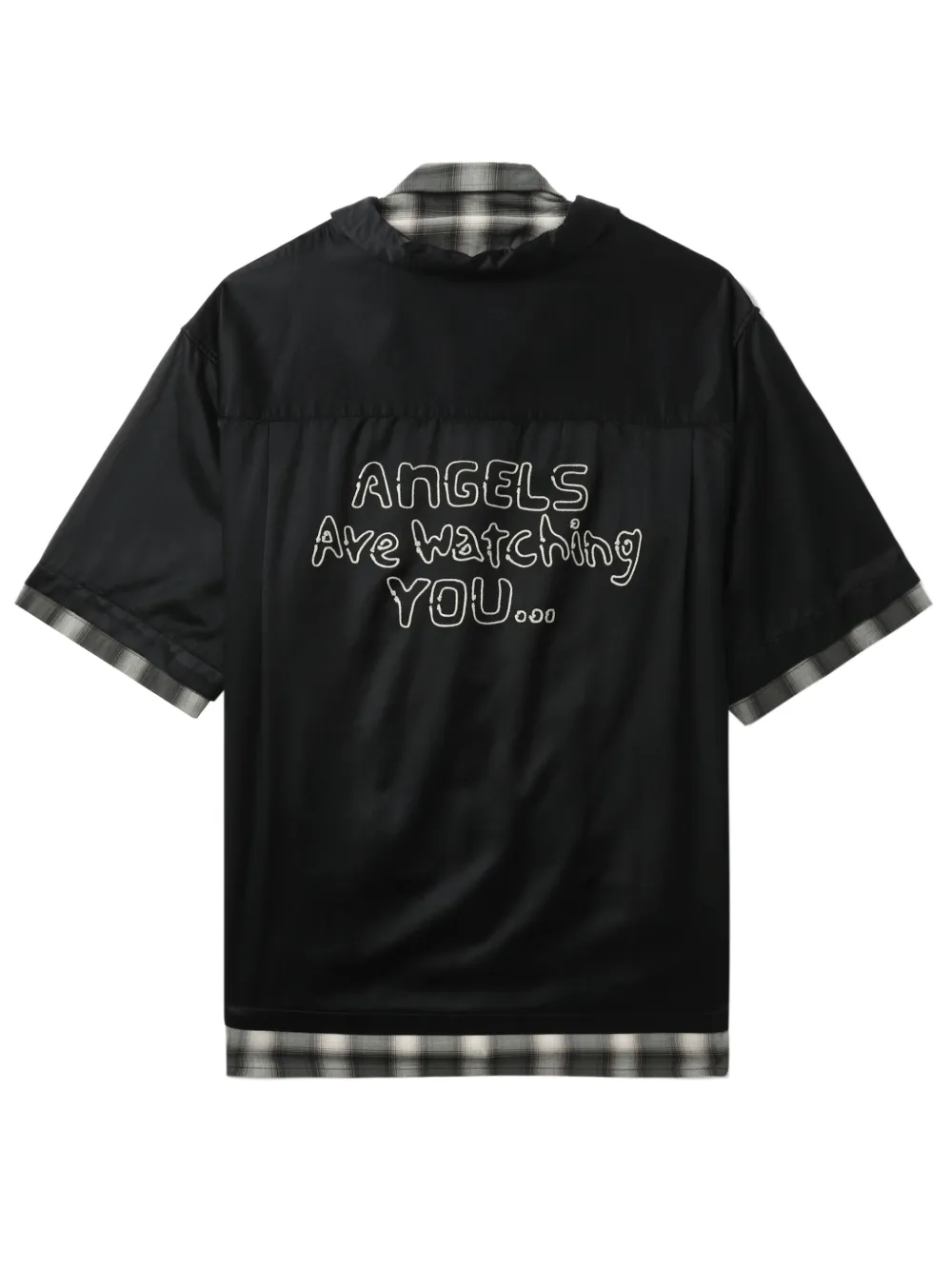 Maison MIHARA YASUHIRO double-layered Shirt | Black | FARFETCH AZ