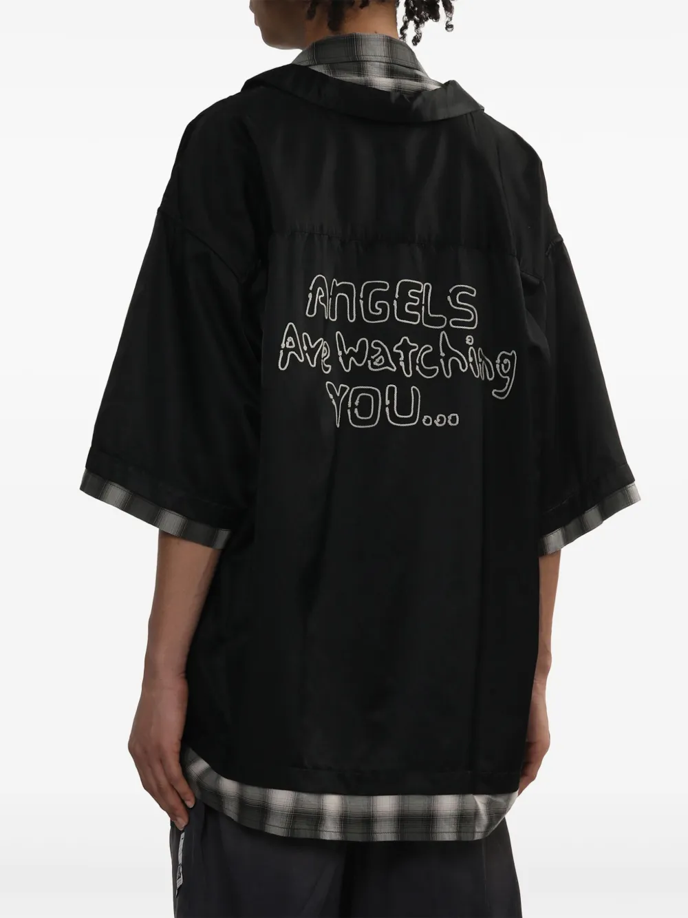 Maison MIHARA YASUHIRO DOUBLE LAYERED S S SHIRTS