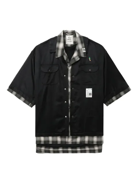 Maison MIHARA YASUHIRO double-layered shirt