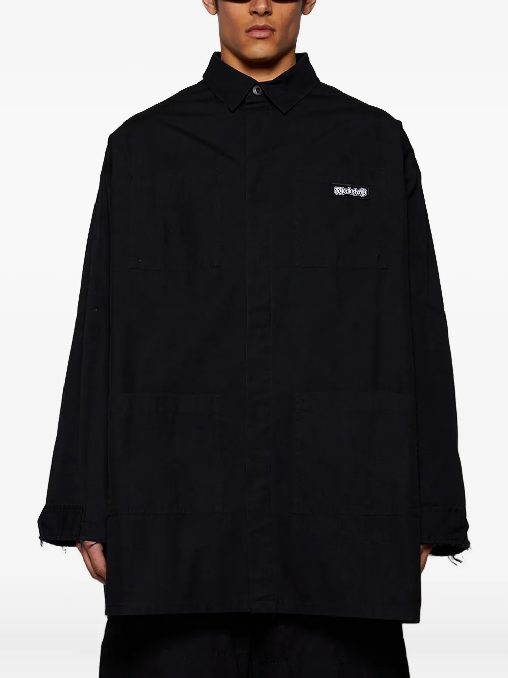 032c Intermission cargo shirtjack Zwart