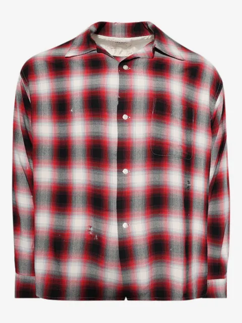 SAINT MXXXXXX camisa con estampado de cuadros