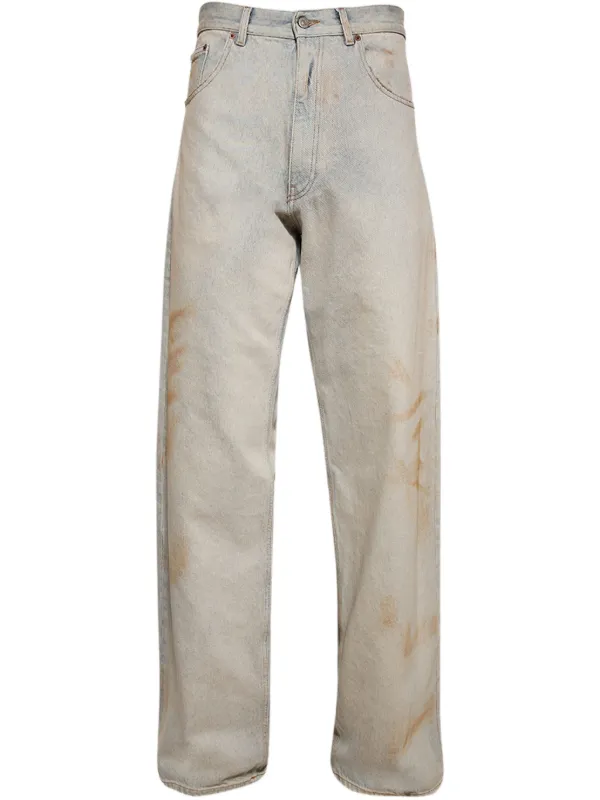 MM6 Maison Margiela ワイドジーンズ | ブルー | FARFETCH JP