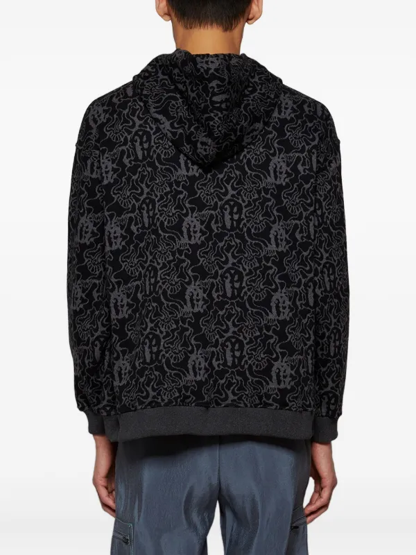 Casella Meyer Hoodie à Imprimé Graphique Noir FARFETCH MA