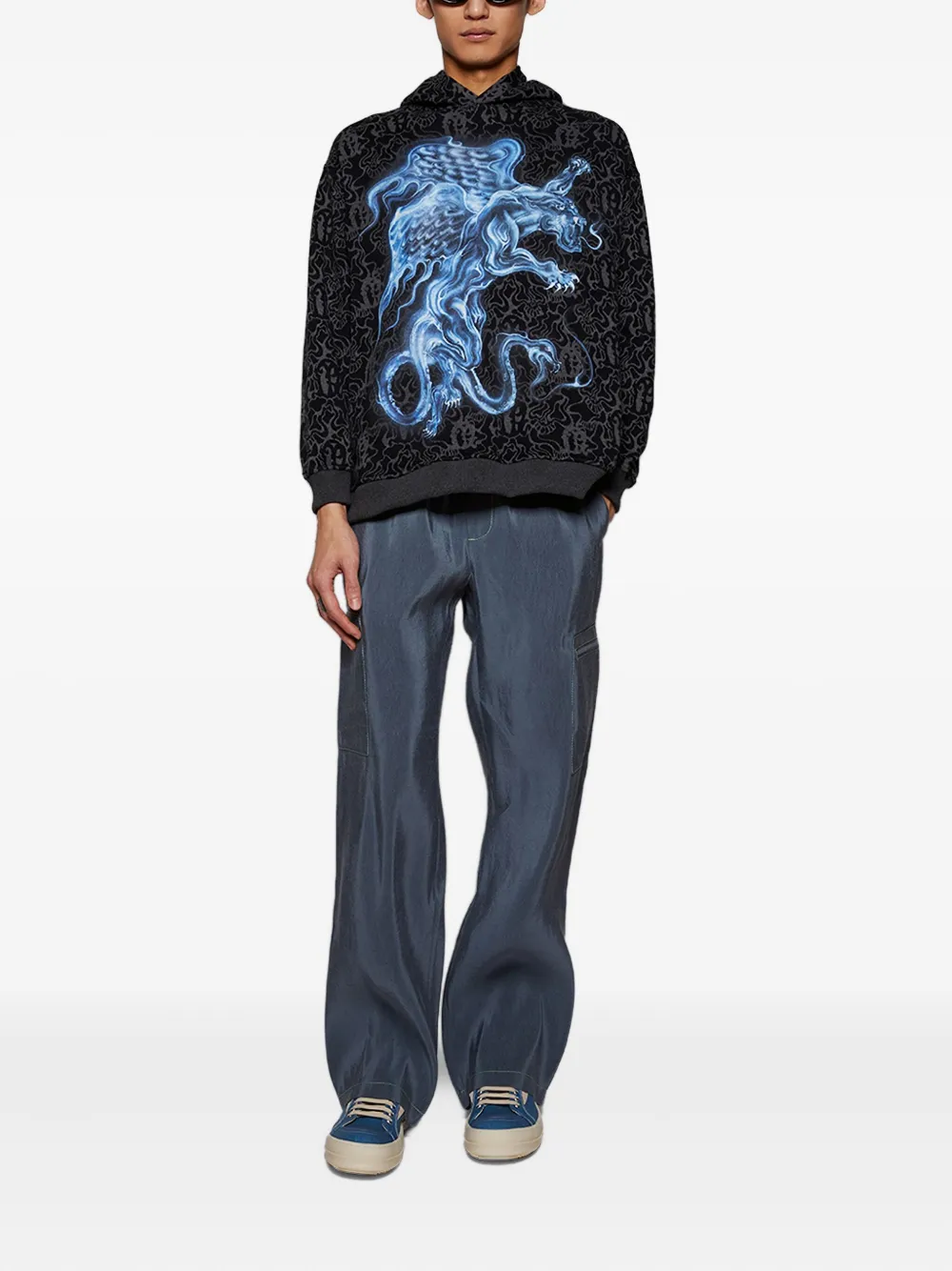 Casella Meyer graphic-print jacquard hoodie | Hoodies | Image 2