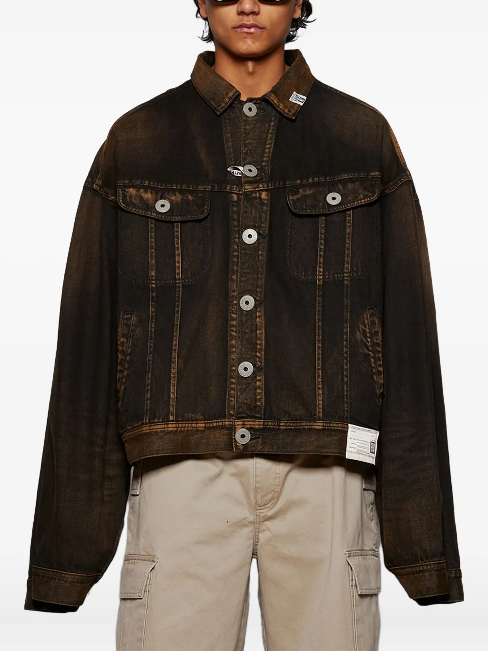 Maison MIHARA YASUHIRO Both Sides Front denim jack Bruin