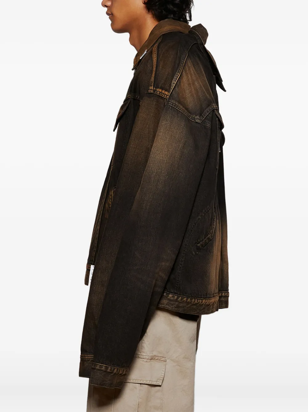 Maison MIHARA YASUHIRO Both Sides Front denim jack Bruin