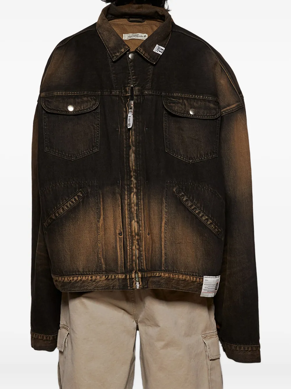 Maison MIHARA YASUHIRO Both Sides Front denim jack Bruin