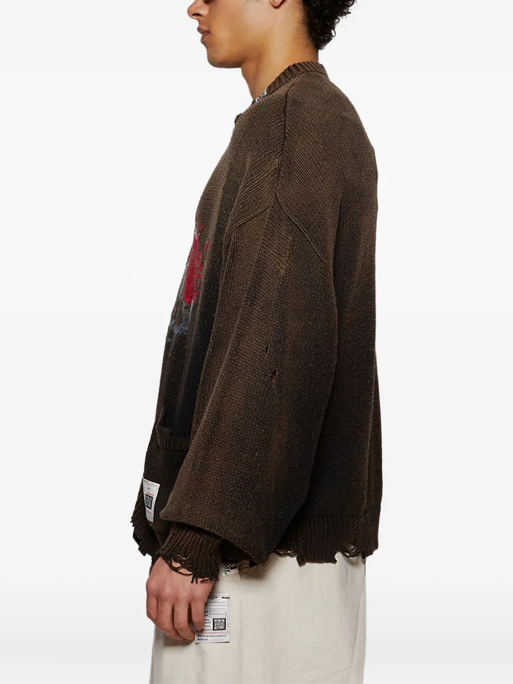 Maison MIHARA YASUHIRO Car gerafeld vest Bruin