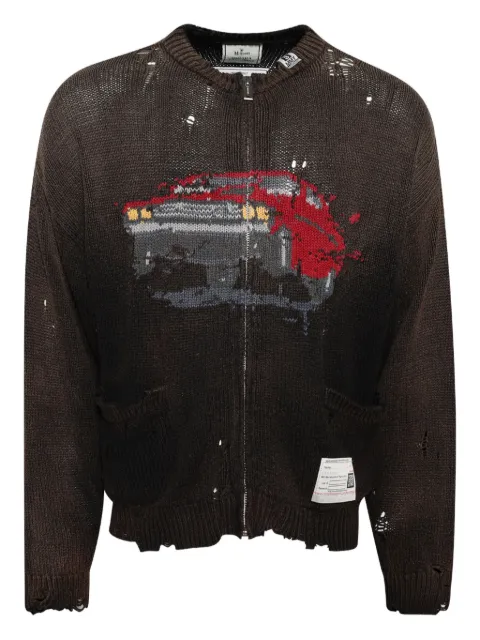 Maison MIHARA YASUHIRO Car distresses cardigan
