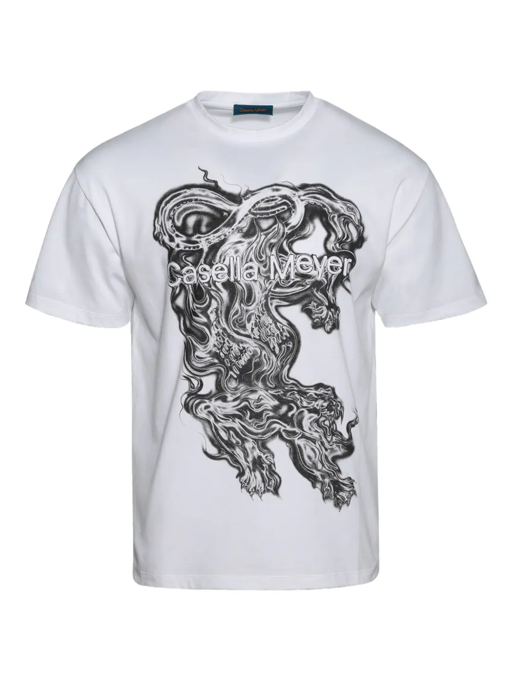 Casella Meyer graphic-print T-shirt | White | Image 1