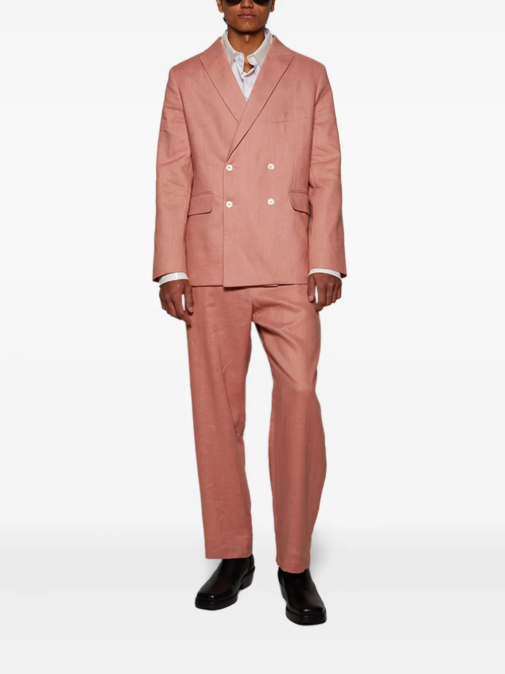 BODE double-breasted linen jacket | Blazers | Image 2