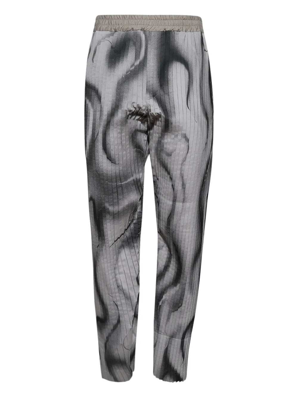 Casella Meyer pleated swirl-print trousers | Grey | Image 1