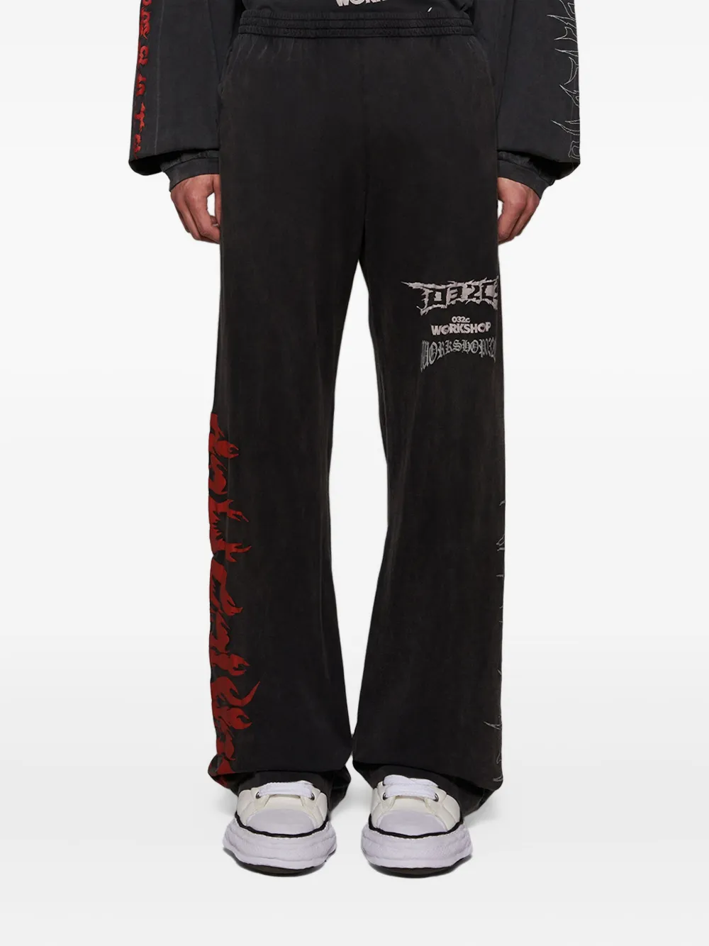 032c Black Telepresence Comfort Sweatpants In Black