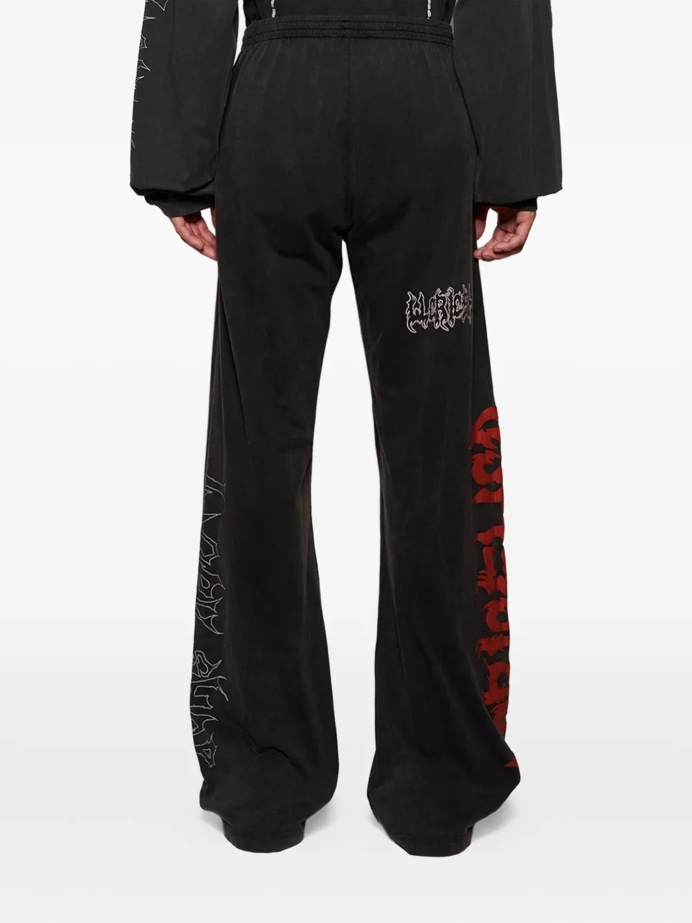 032c Black Telepresence Comfort Sweatpants In Black