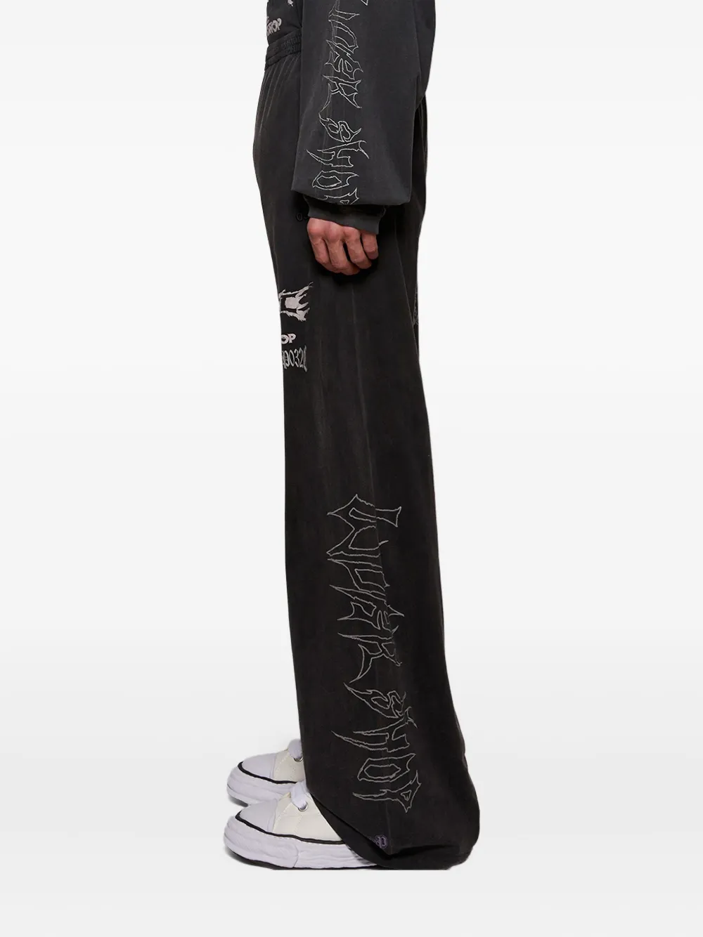 032c Black Telepresence Comfort Sweatpants In Black