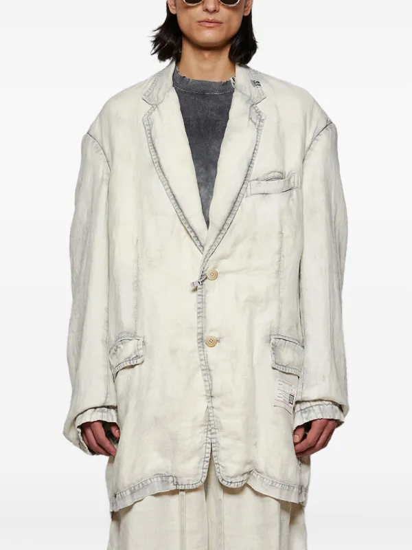 マツケン53 Maison MIHARA YASUHIRO single-breasted Blazer | White | FARFETCH