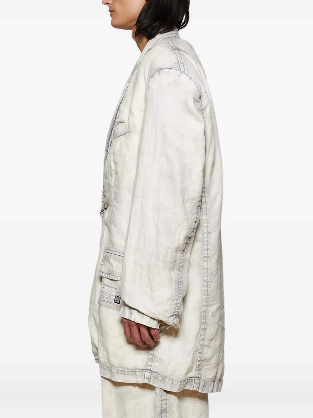 Maison MIHARA YASUHIRO single-breasted blazer Wit
