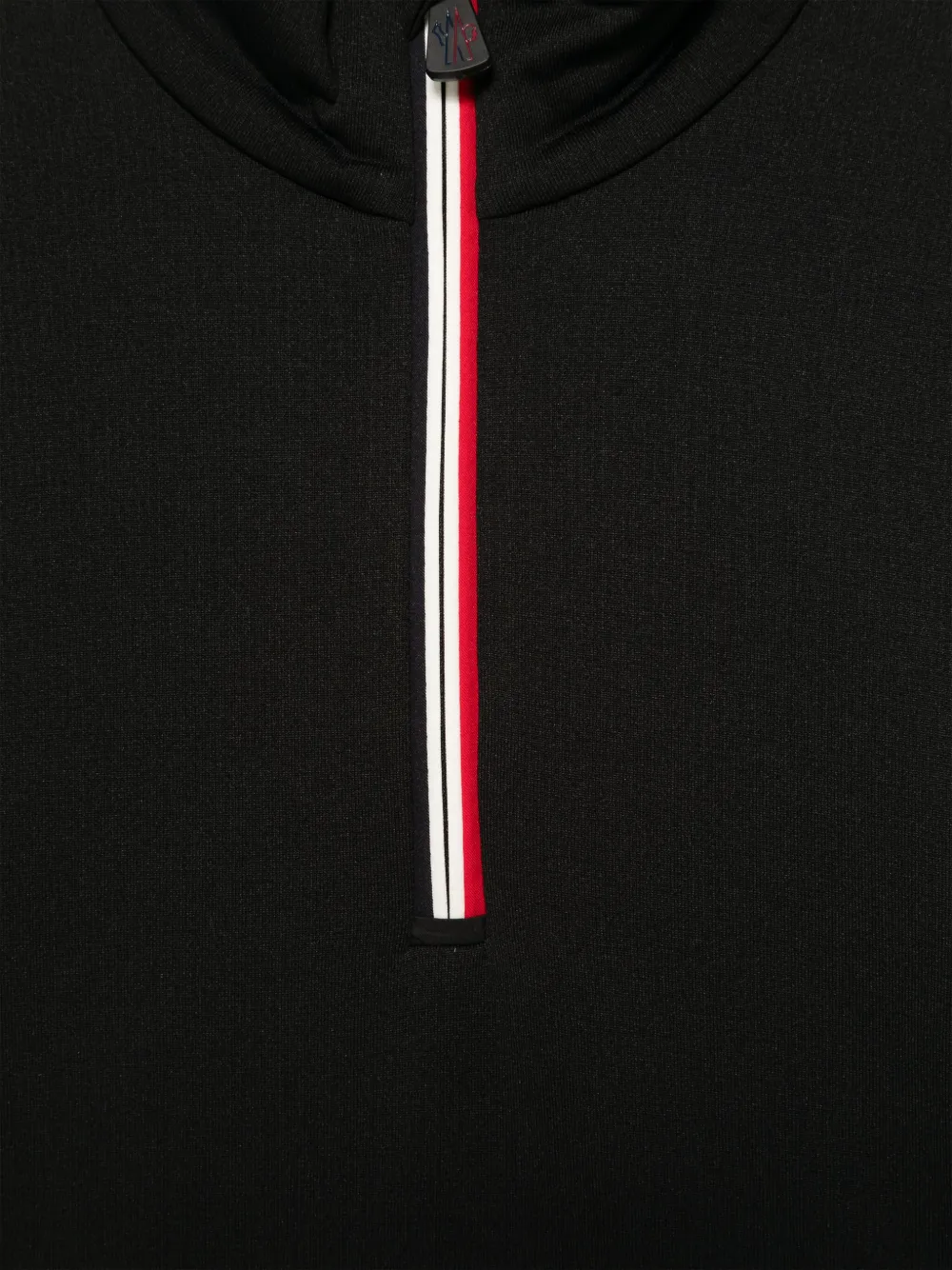 MONCLER GRENOBLE KIDS Stretch-jersey sweater Zwart