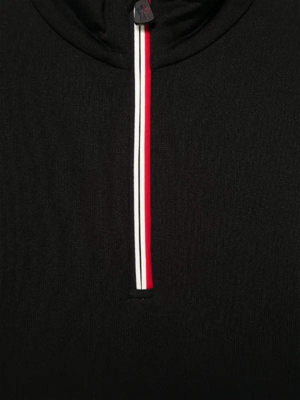 MONCLER GRENOBLE KIDS stretch-jersey Sweatshirt | Black