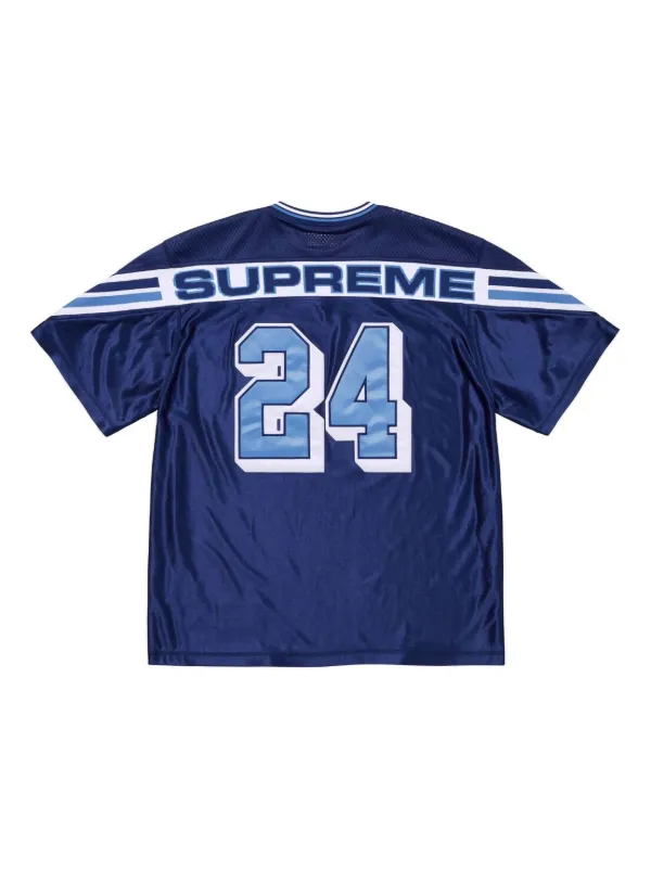 2024超人気 Soccer Jacquard Supreme Jersey ウェア｜シャツ Blue Wear