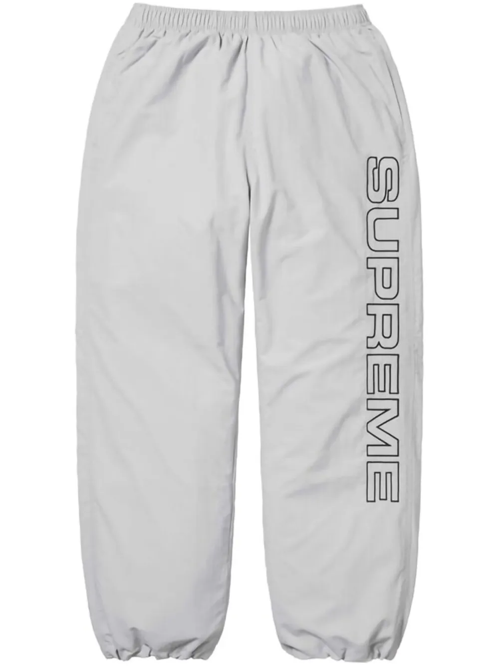 Supreme Spellout-embroidered track pants | Grey | Image 1