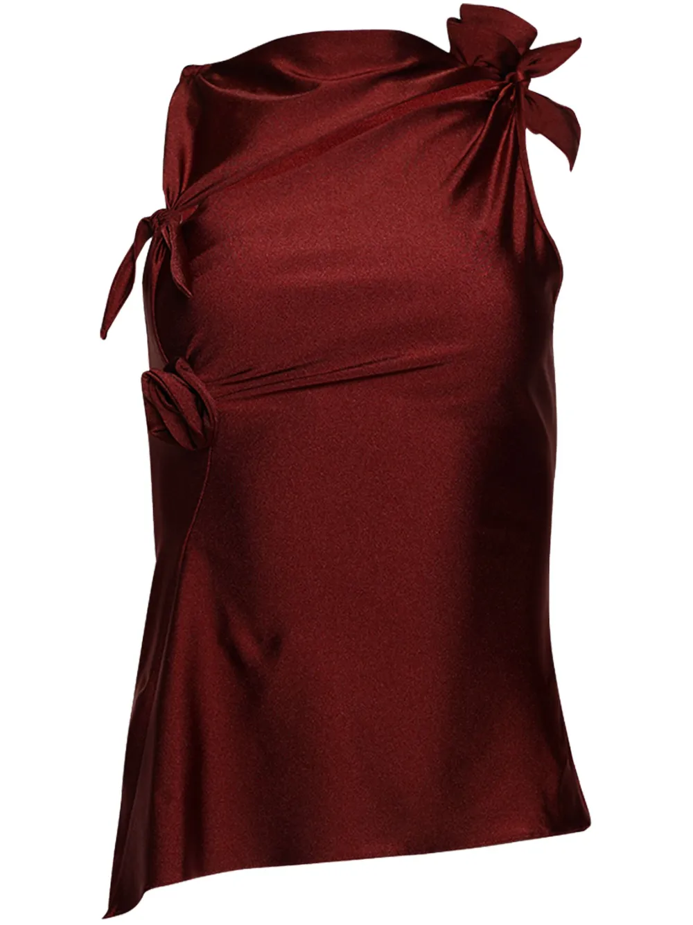 Coperni asymmetric flower top | Red | Image 1