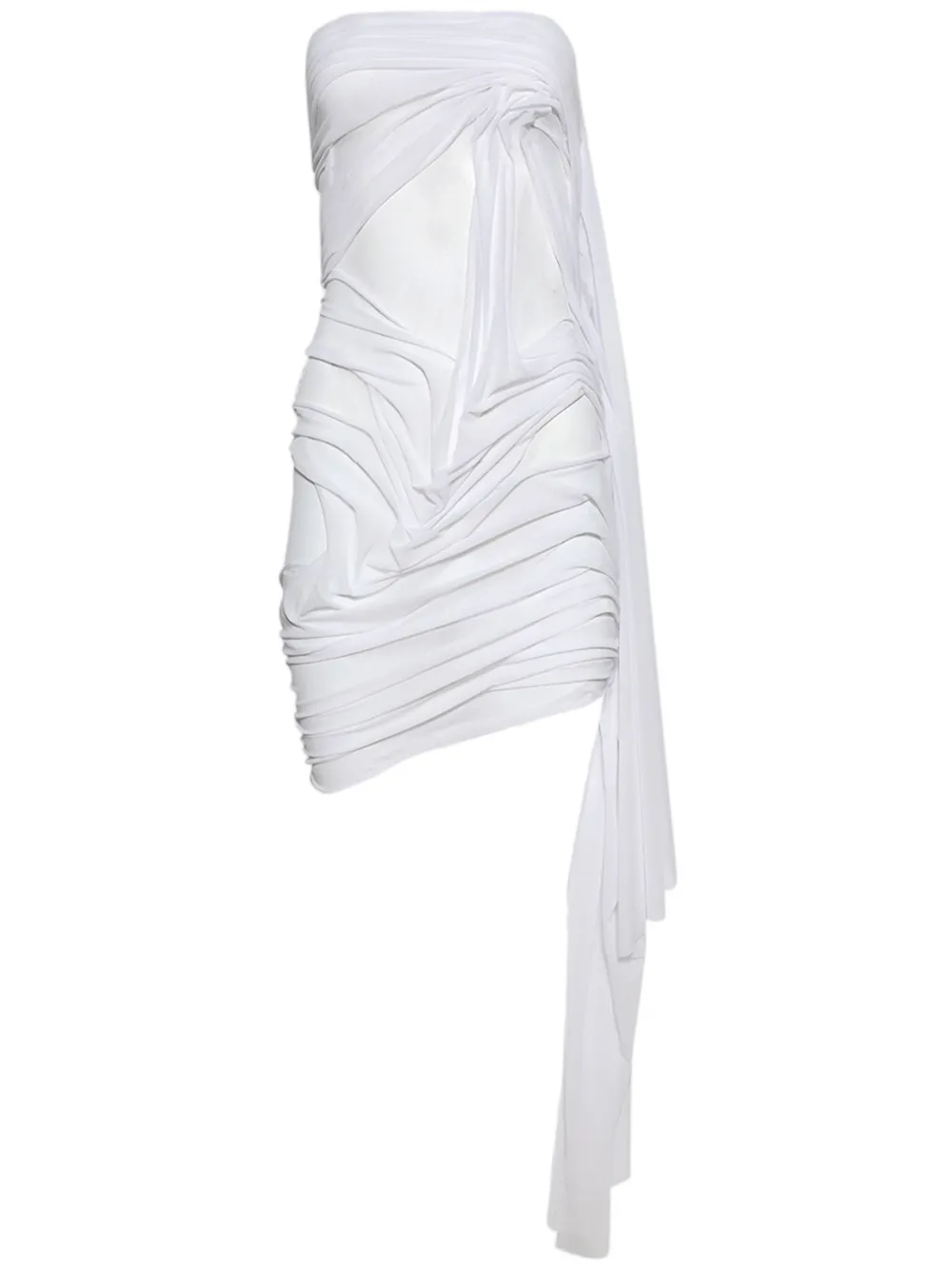 Di Petsa robe courte à design drapé | blanc | Image 1