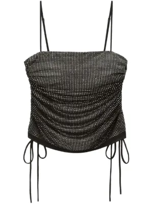alexanderwang タンクトップ XS 黒 alexanderwang アレキサンダーワング リブコットン タンクトップ BLACK