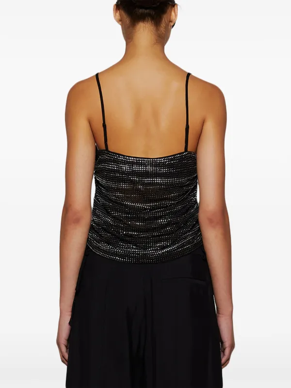 Alexander Wang crystal-embellished Top | Black | FARFETCH